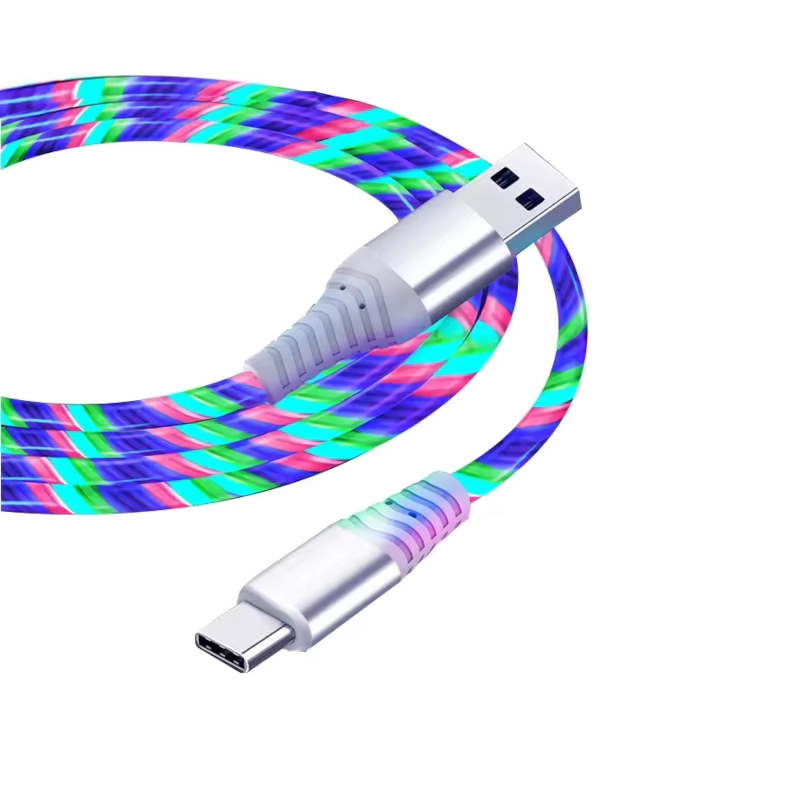 Flow Luminous USB Type-C Cable – Fast Charging LED Data Cord